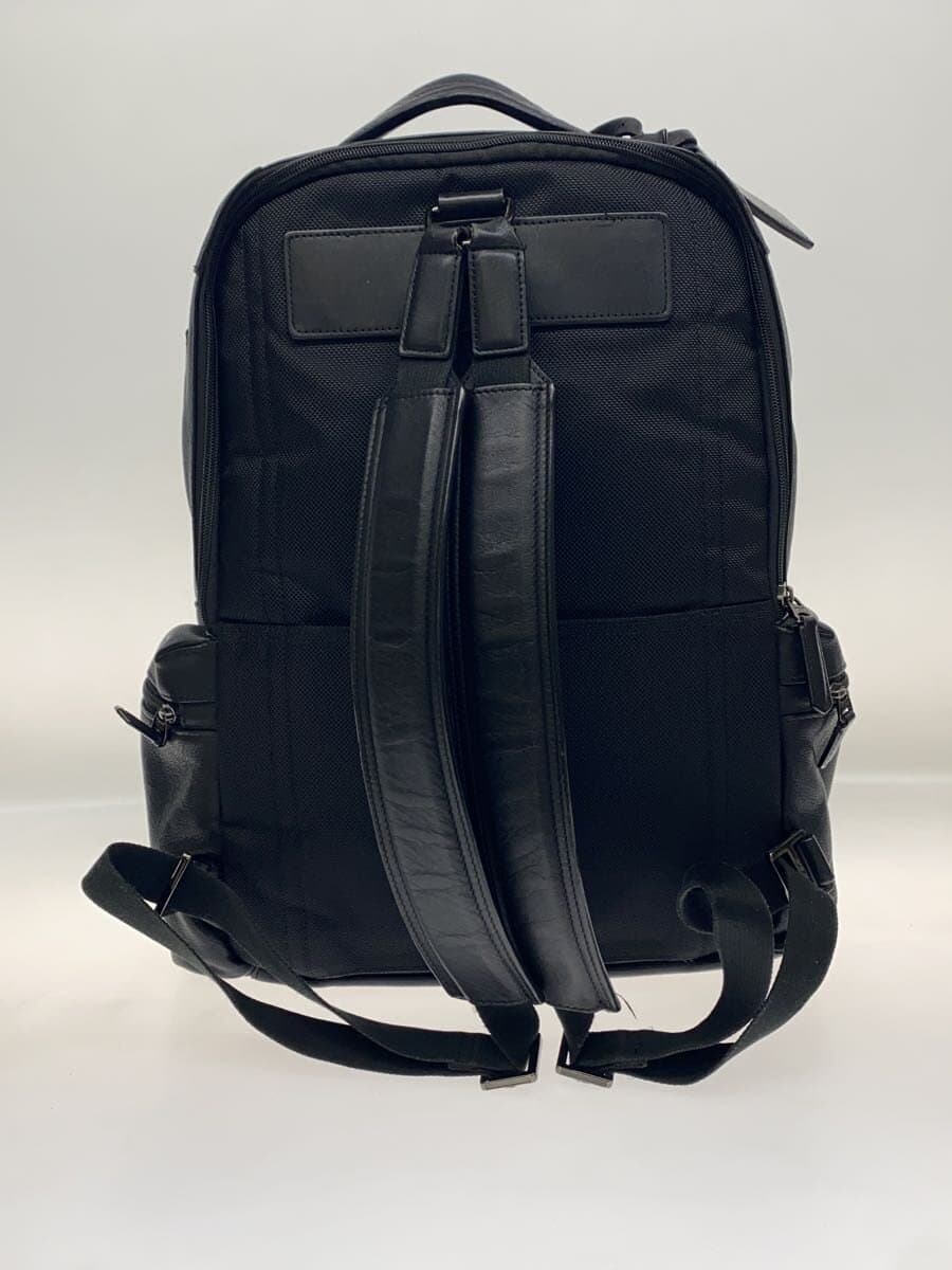 TUMI Backpack Leather Black 3