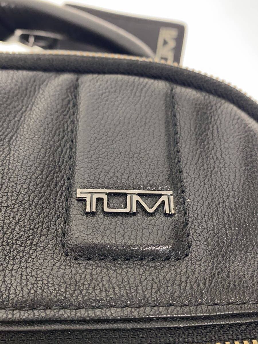 TUMI Backpack Leather Black 5