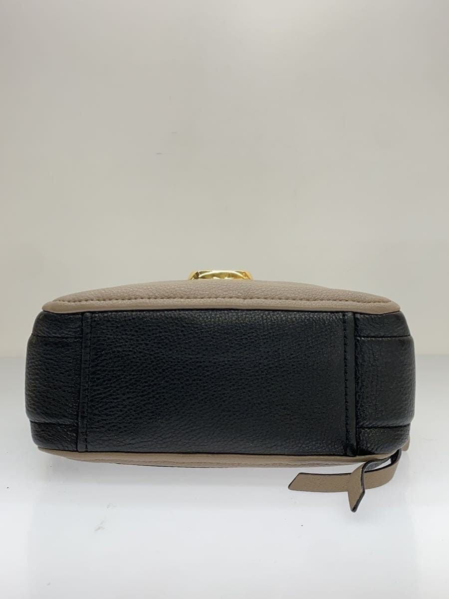 MARC JACOBS THE SOFTSHOT Shoulder Bag Leather Gray M0014591 4