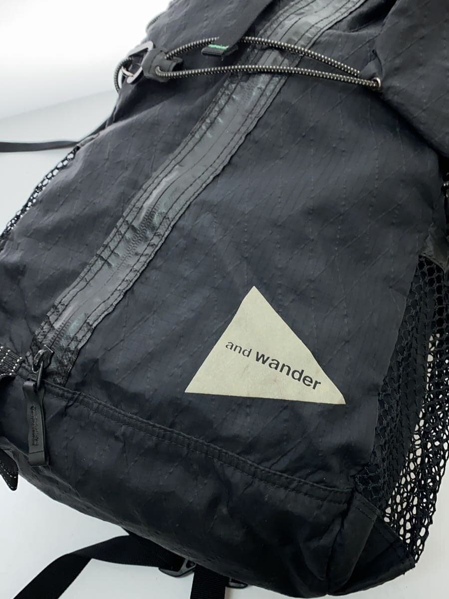 and wander X-PAC backpack rucksack polyester black AW-AA651 7