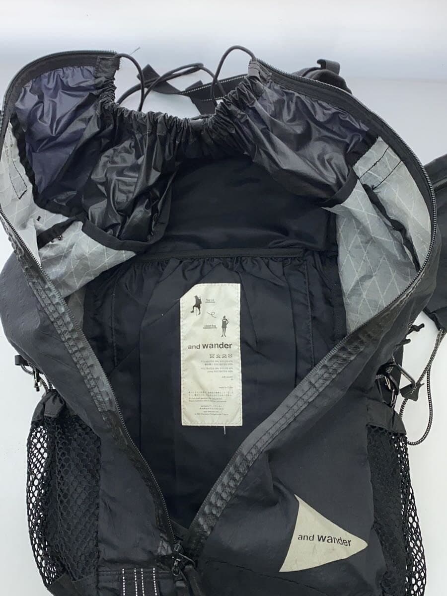and wander X-PAC backpack rucksack polyester black AW-AA651 9