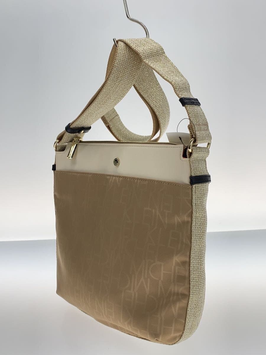 MICHEL KLEIN Shoulder Bag BEG All Over Pattern 2