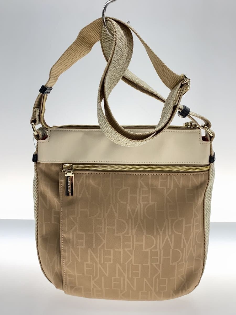 MICHEL KLEIN Shoulder Bag BEG All Over Pattern 3