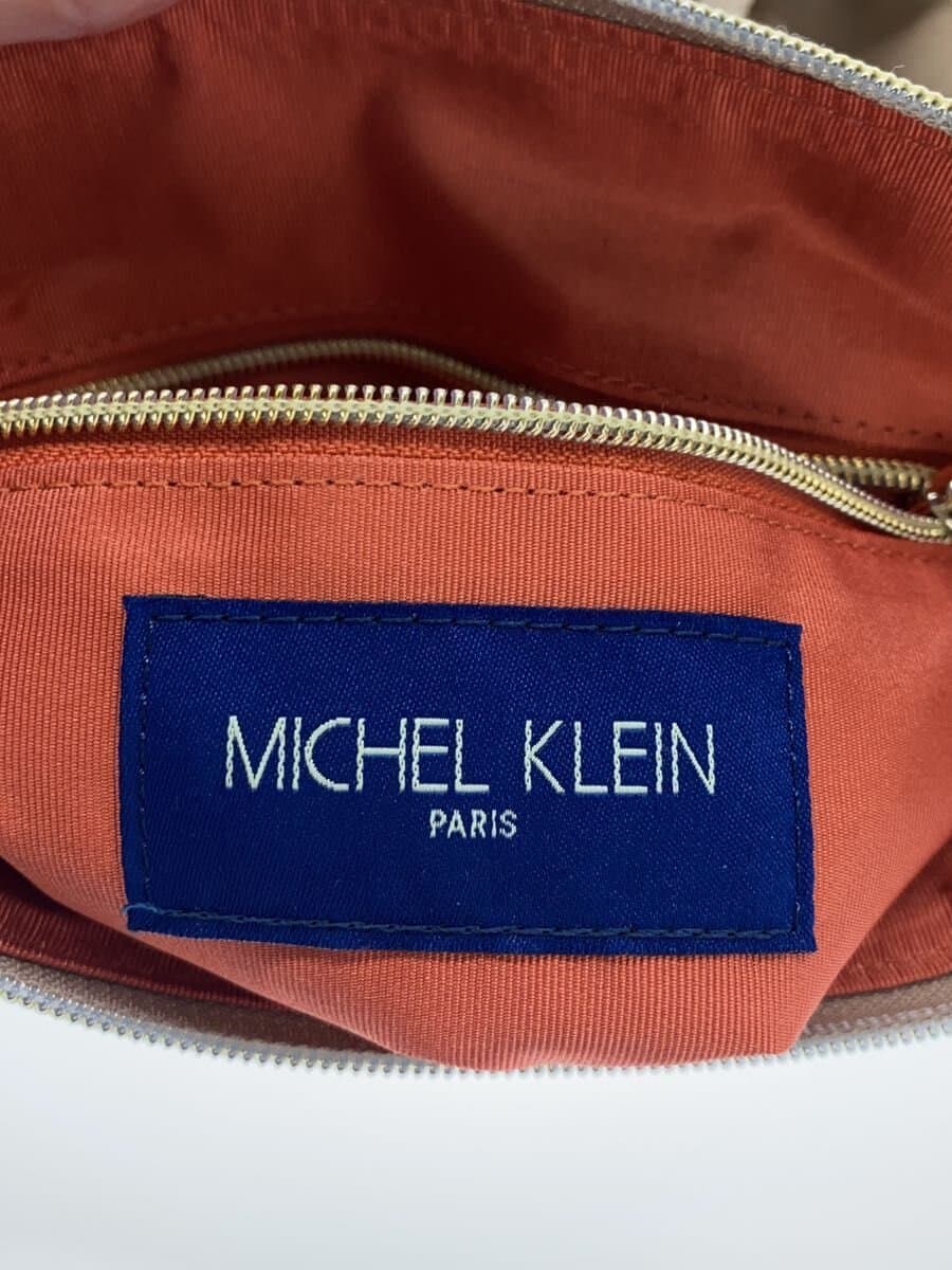 MICHEL KLEIN Shoulder Bag BEG All Over Pattern 5
