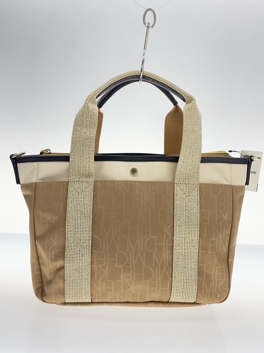 MICHEL KLEIN Shoulder Bag BEG All Over Pattern 3