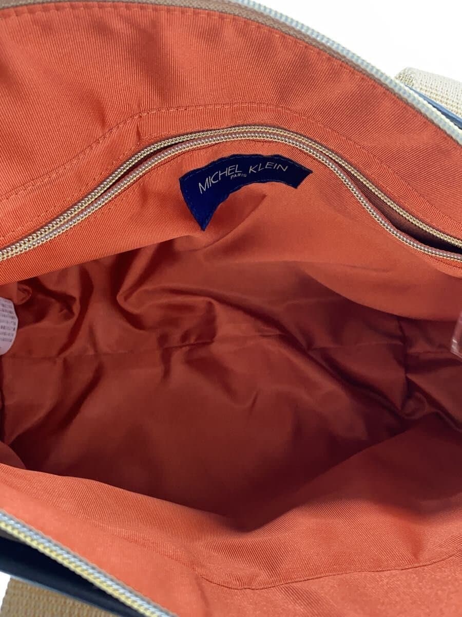 MICHEL KLEIN Shoulder Bag BEG All Over Pattern 6