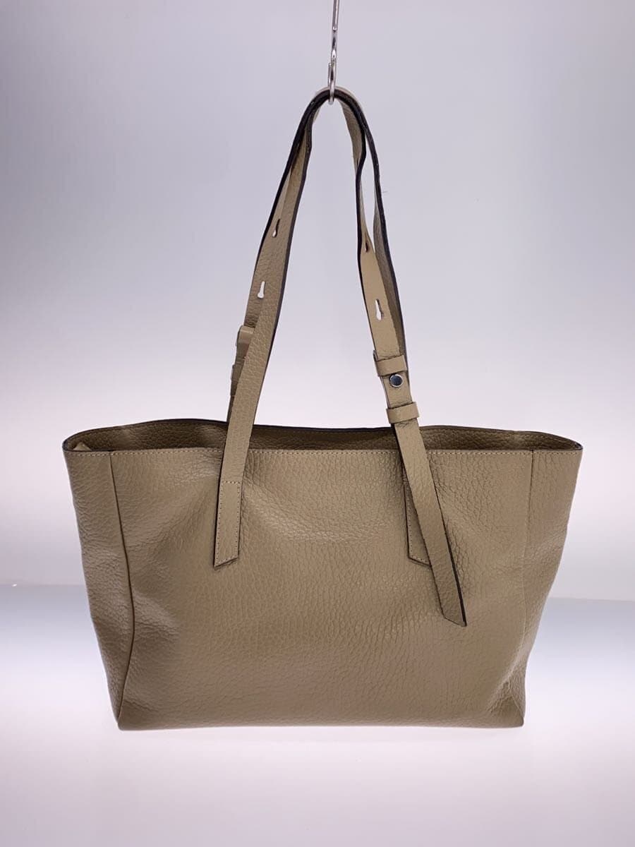 DES PRES Handbag Leather BEG Solid 3