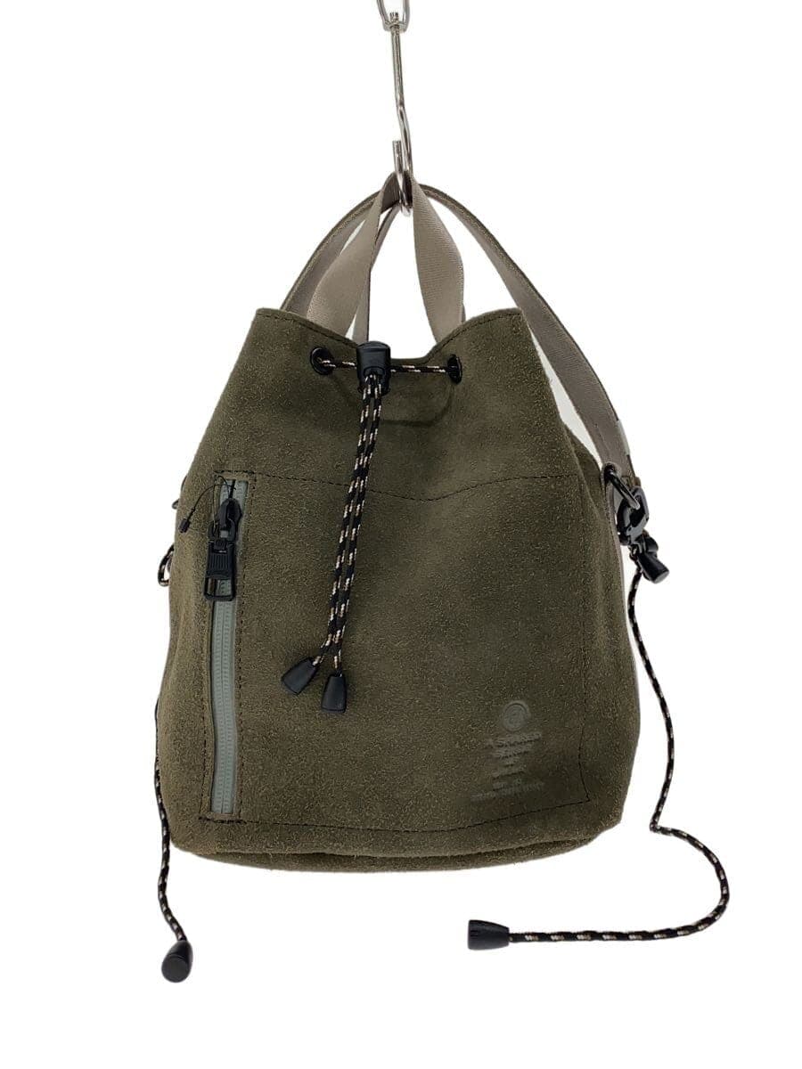 AS2OV Bag Suede KHK Solid Color