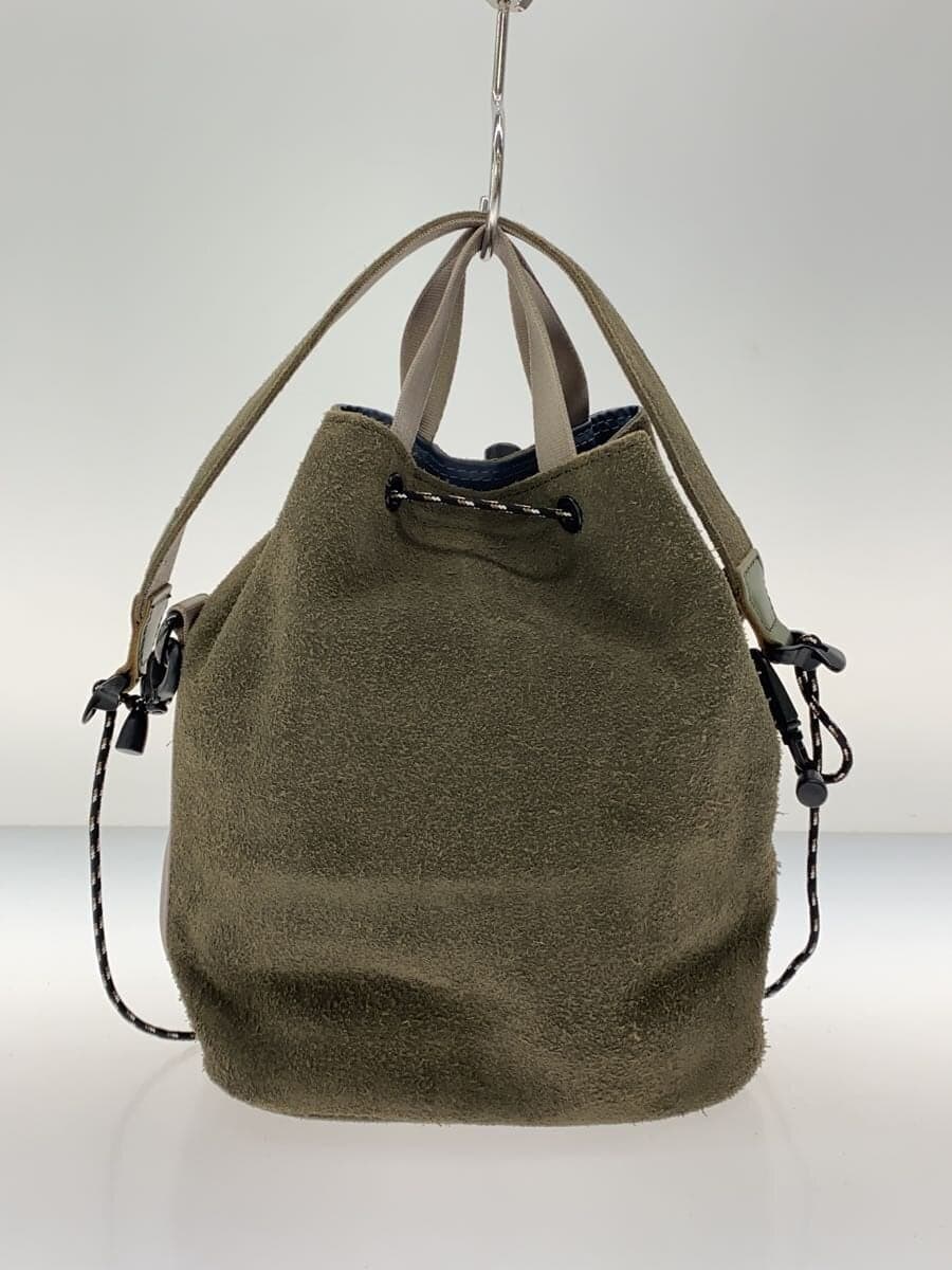 AS2OV Bag Suede KHK Solid Color 3