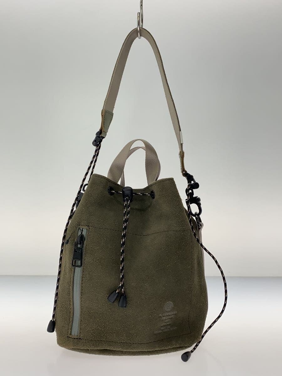 AS2OV Bag Suede KHK Solid Color 7