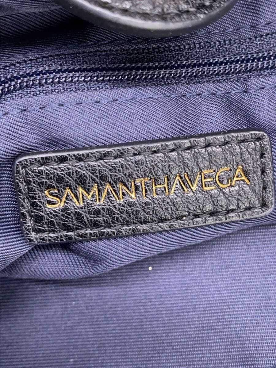 Samantha Vega Tote Bag Leather BLK Solid 5