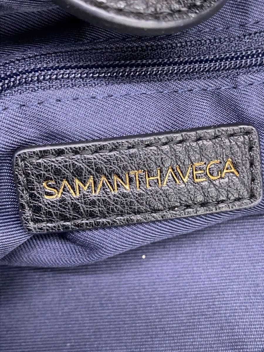 Samantha Vega Tote Bag Leather BLK Solid 5