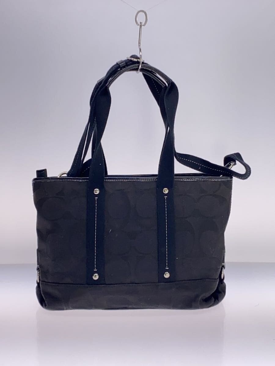 COACH Tote Bag BLK All Over Pattern F18844 3
