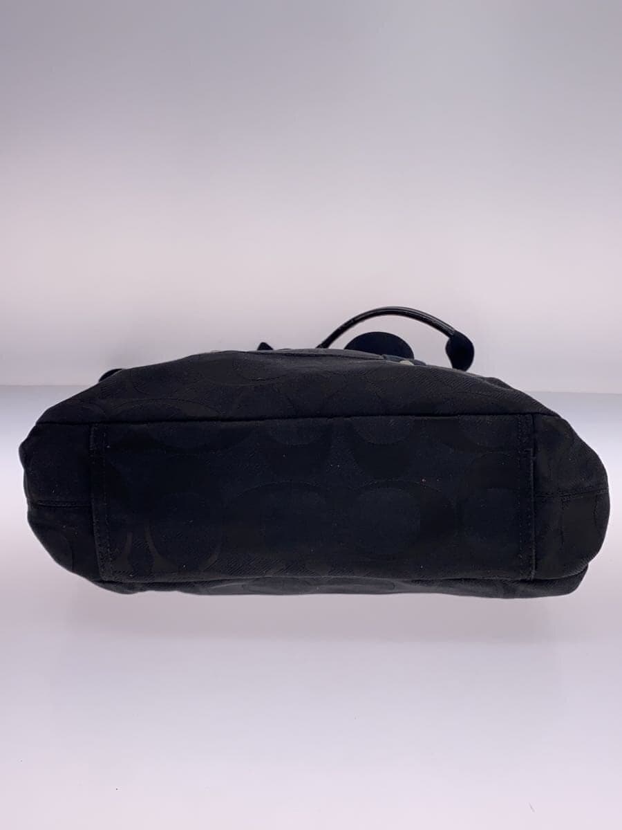 COACH Tote Bag BLK All Over Pattern F18844 4