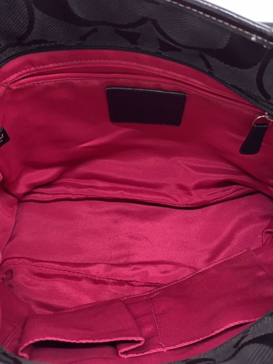 COACH Tote Bag BLK All Over Pattern F18844 6