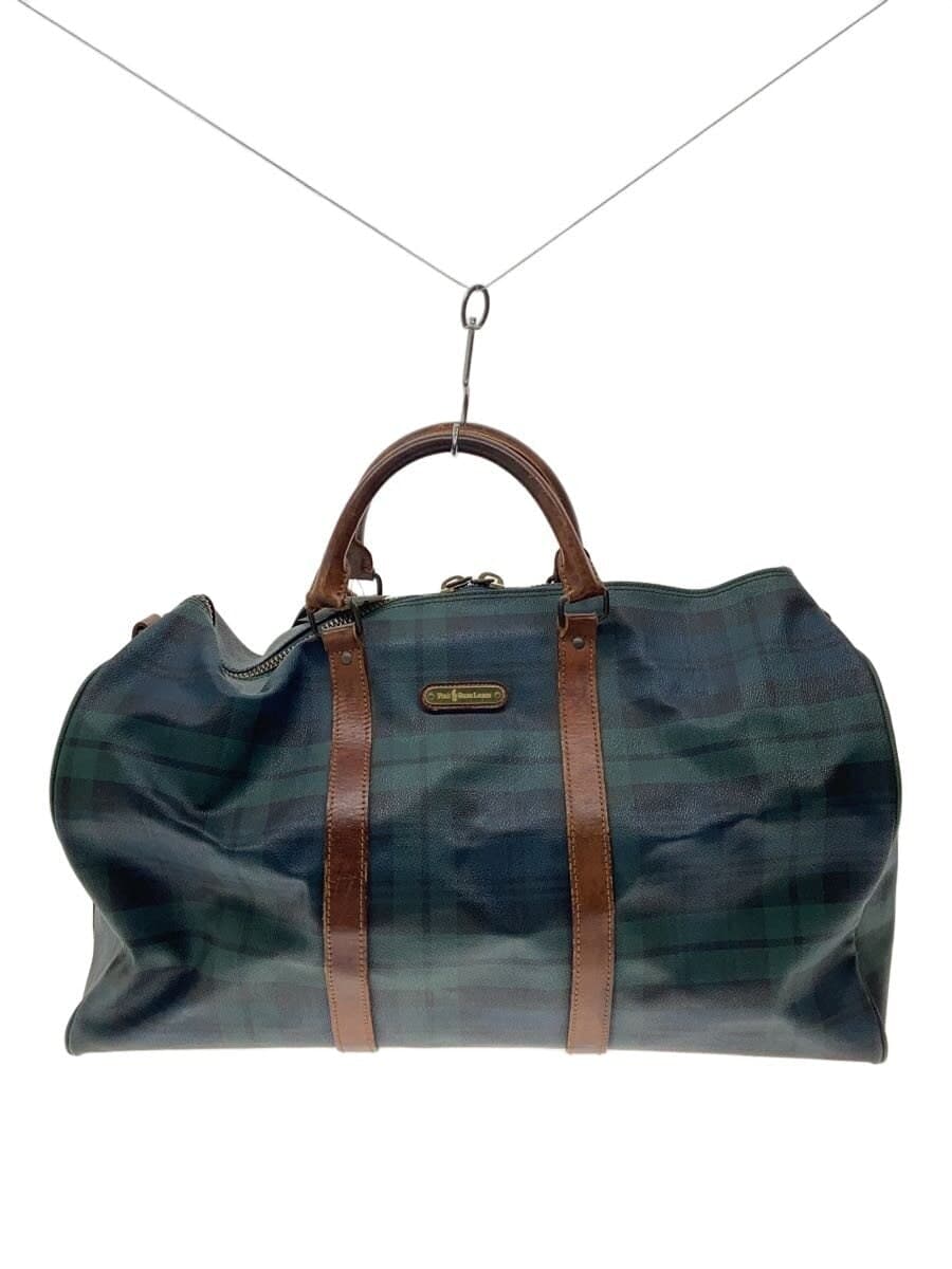 POLO RALPH LAUREN Boston Bag Green Tartan CK