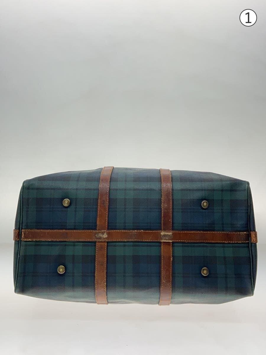 POLO RALPH LAUREN Boston Bag Green Tartan CK 4