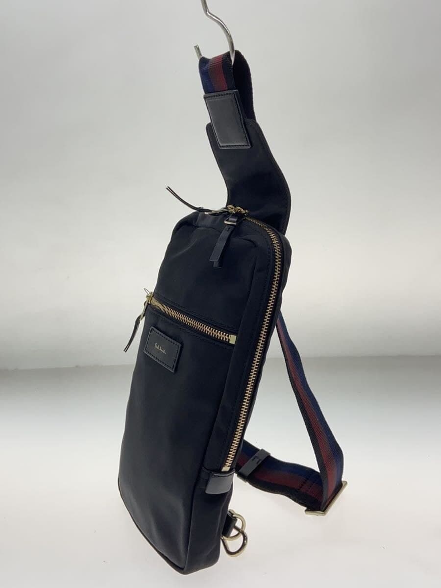 Paul Smith shoulder bag nylon black plain body bag 2