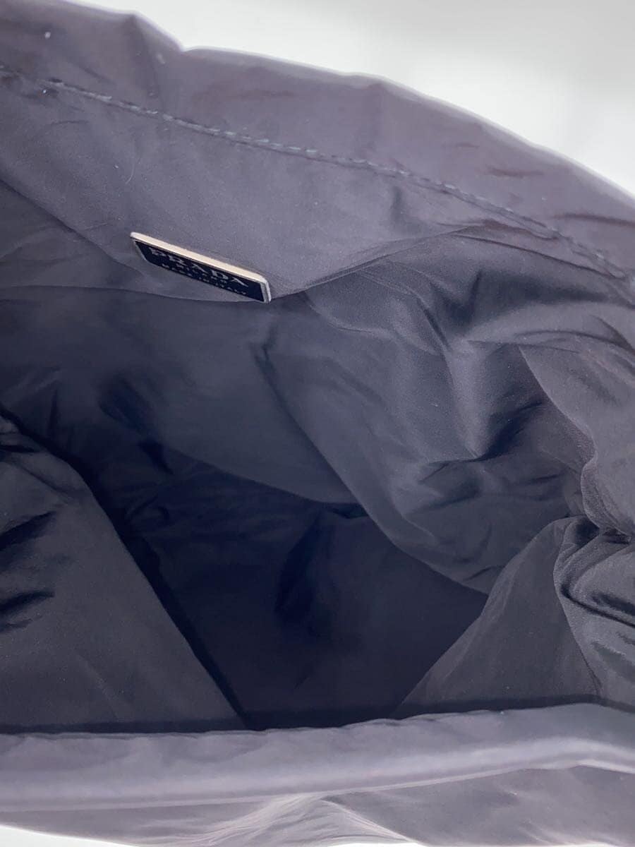 PRADA shoulder bag nylon BLK 6