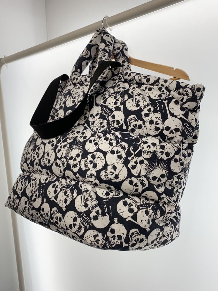 ERL Tote Bag BLK All Over Pattern 2