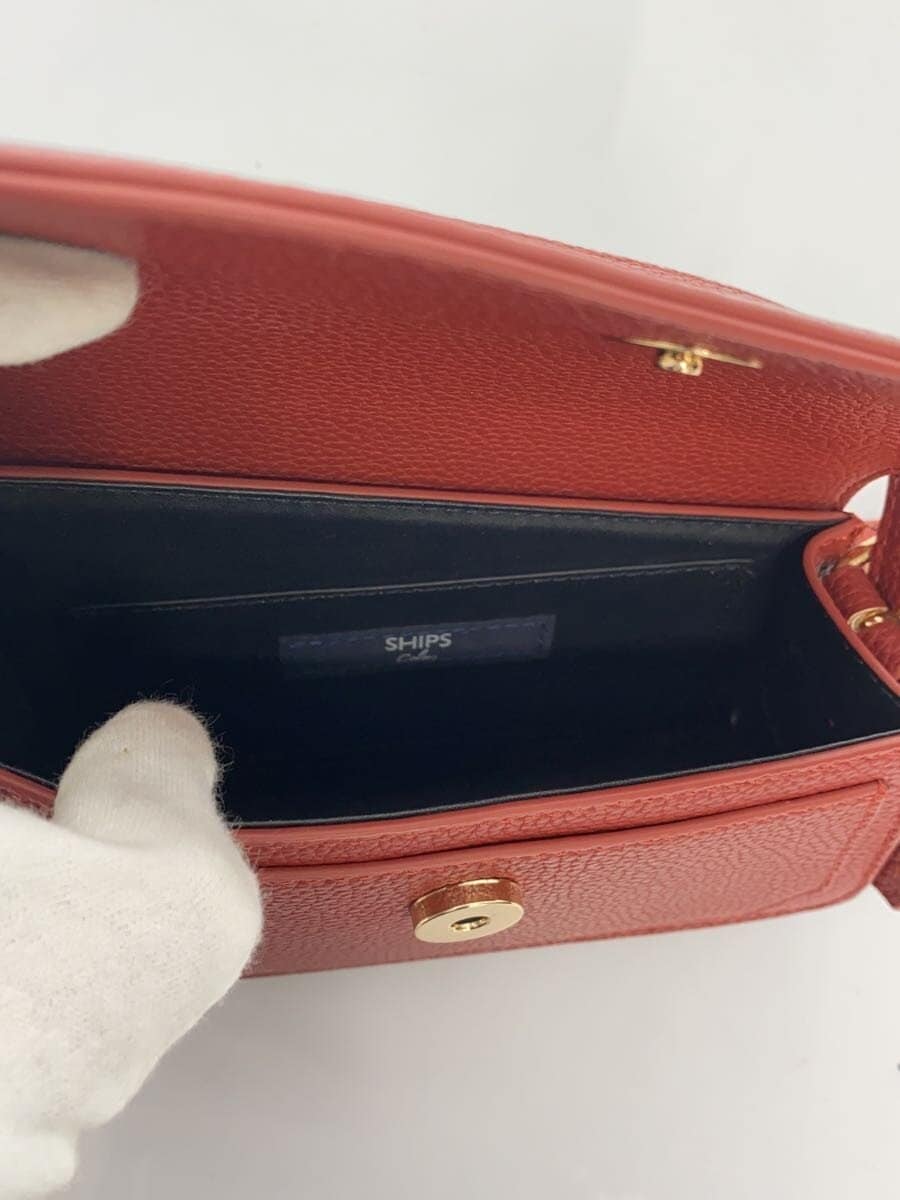 SHIPS Shoulder Bag RED Solid 5
