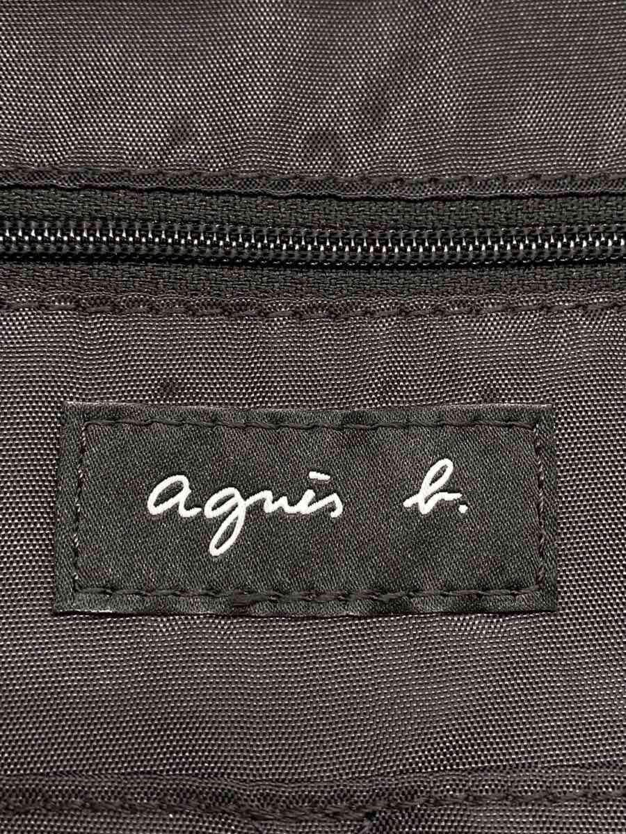 agnes b. backpack rucksack nylon BLK QAT01-03 5
