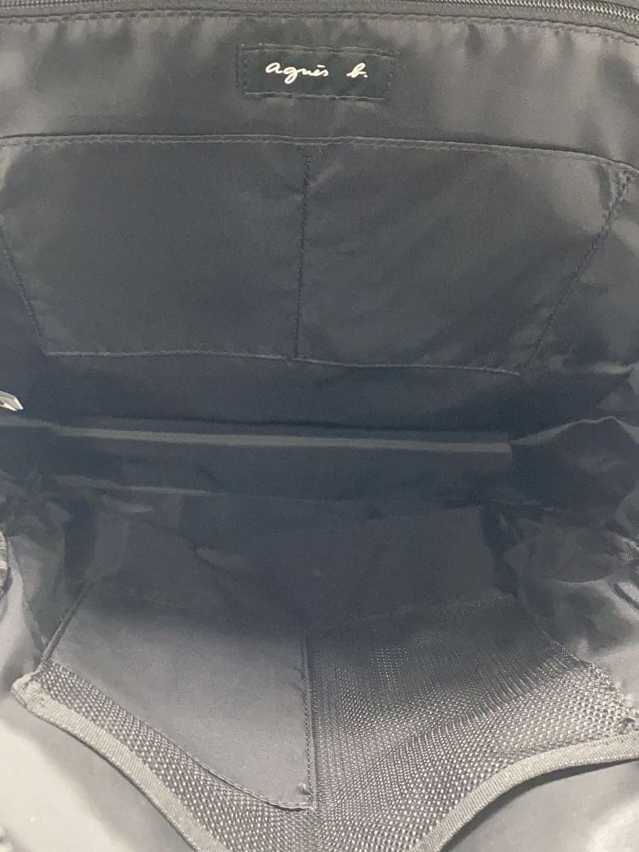 agnes b. backpack rucksack nylon BLK QAT01-03 6