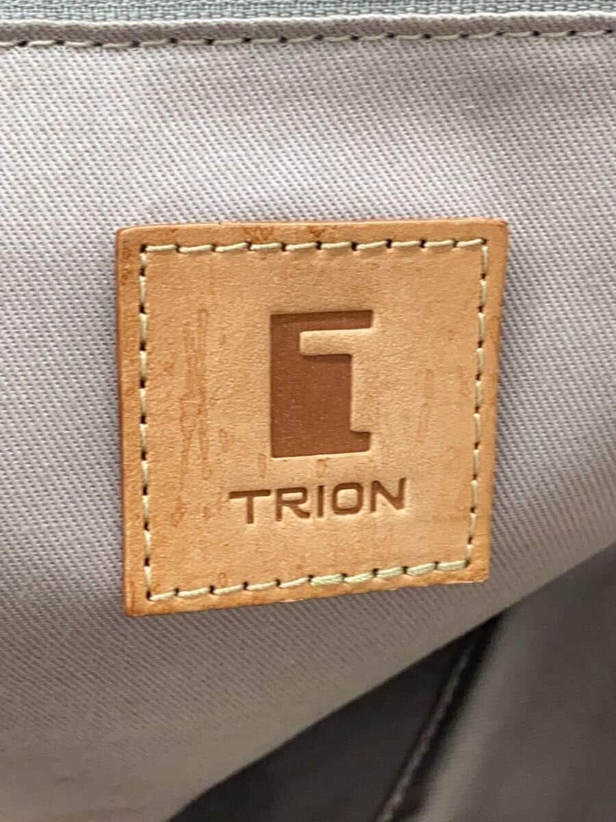 TRION Backpack Leather Black Plain 5