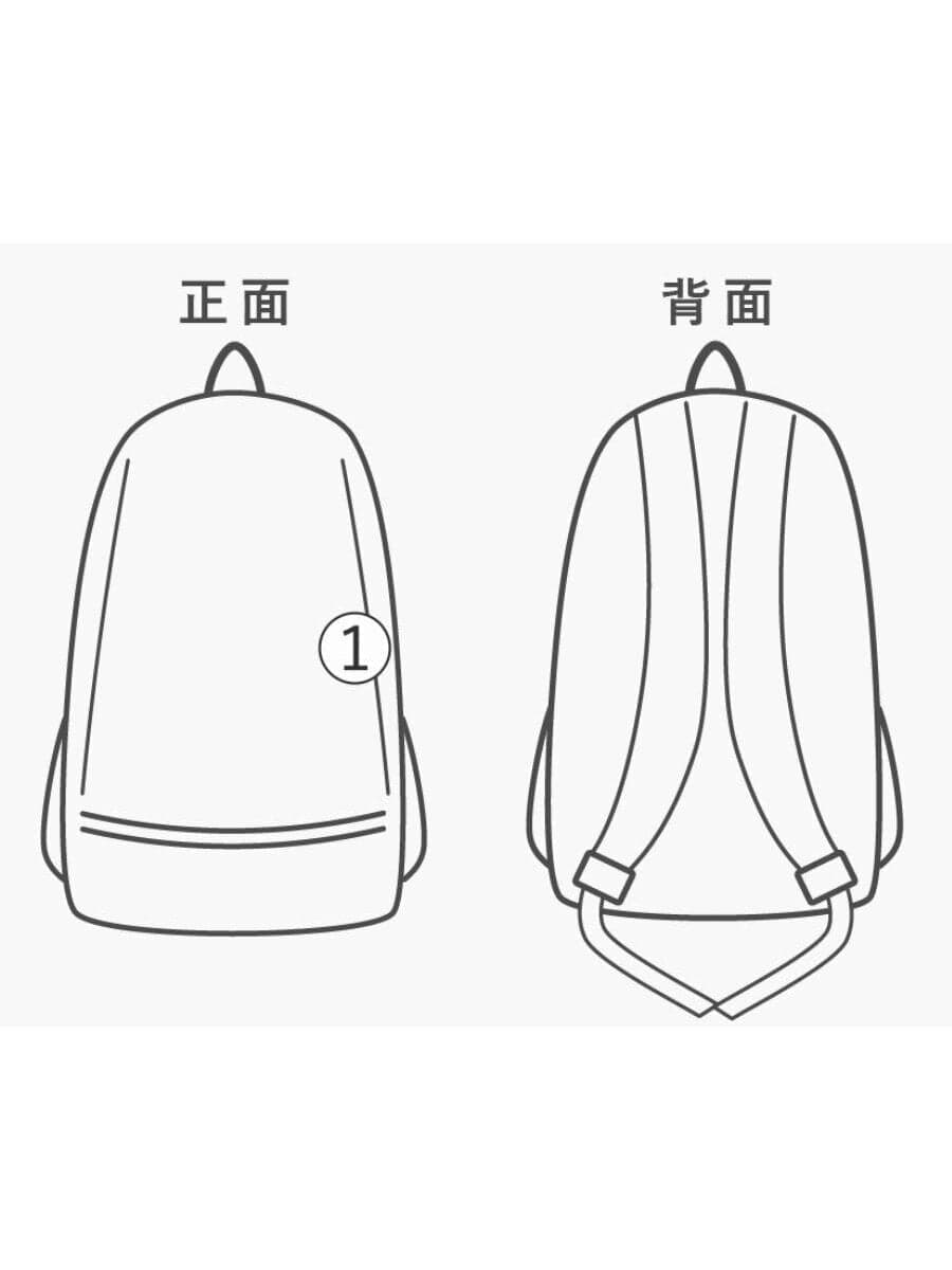 TRION Backpack Leather Black Plain 8