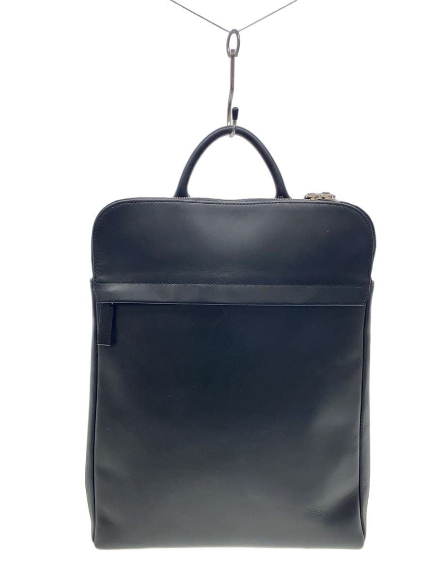 TRION Backpack Leather Black Solid Color