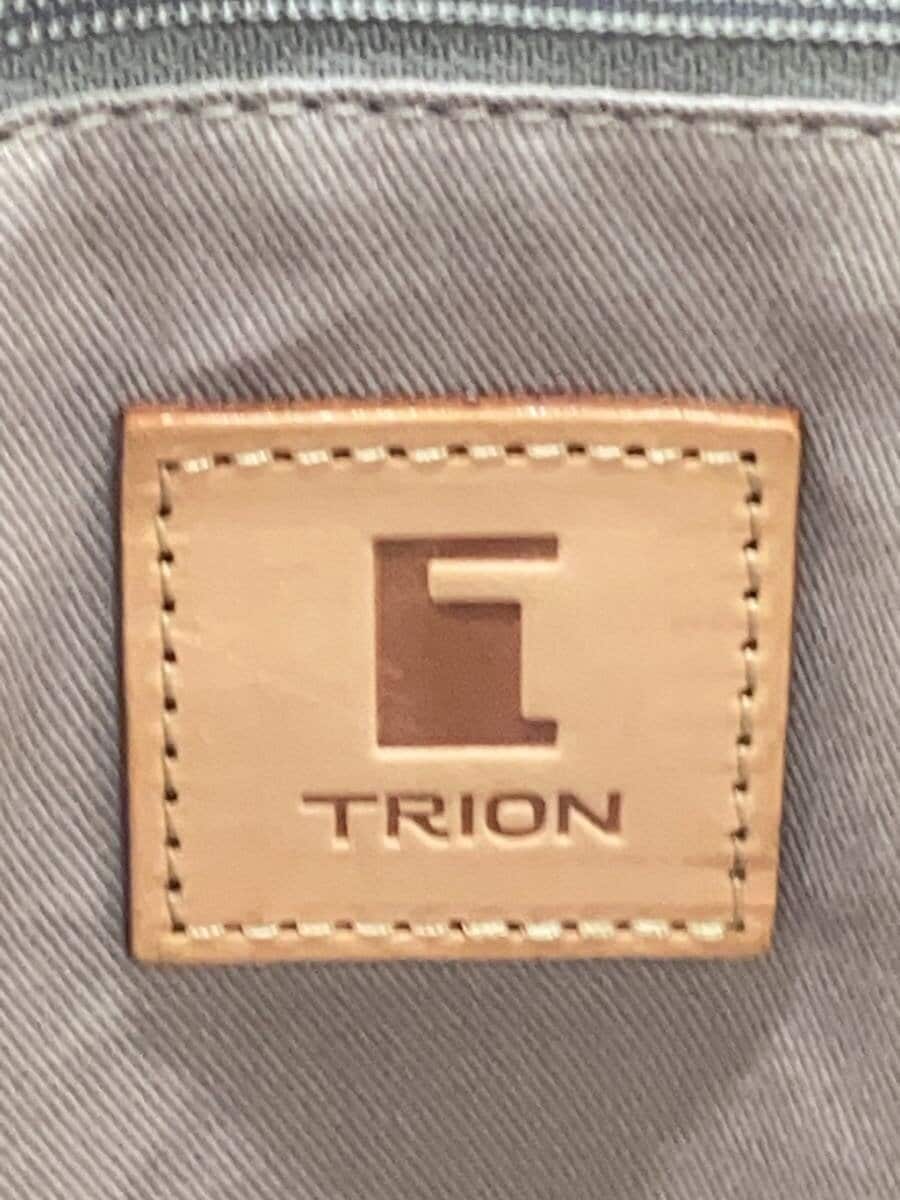 TRION Backpack Leather Black Solid Color 5