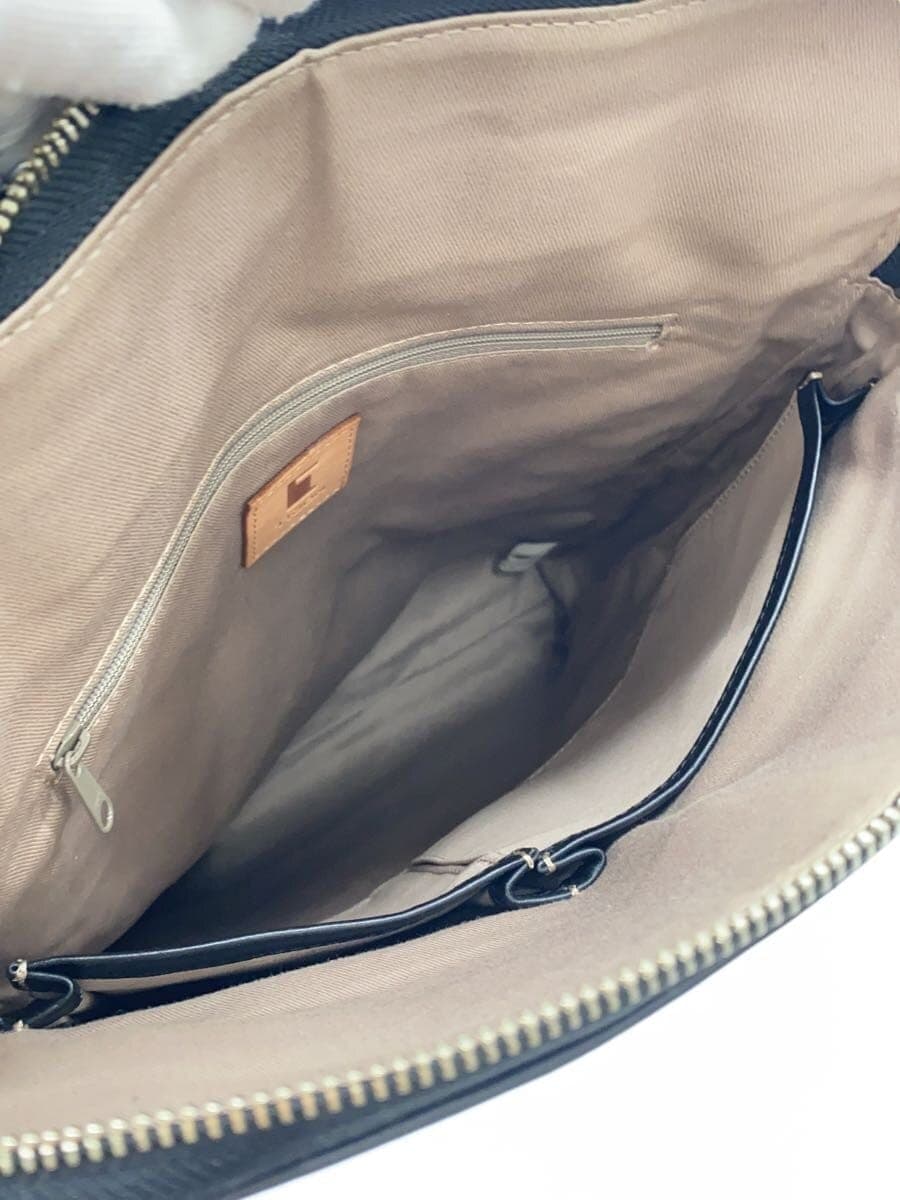 TRION Backpack Leather Black Solid Color 6