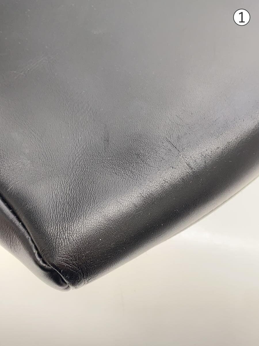 TRION Backpack Leather Black Solid Color 7