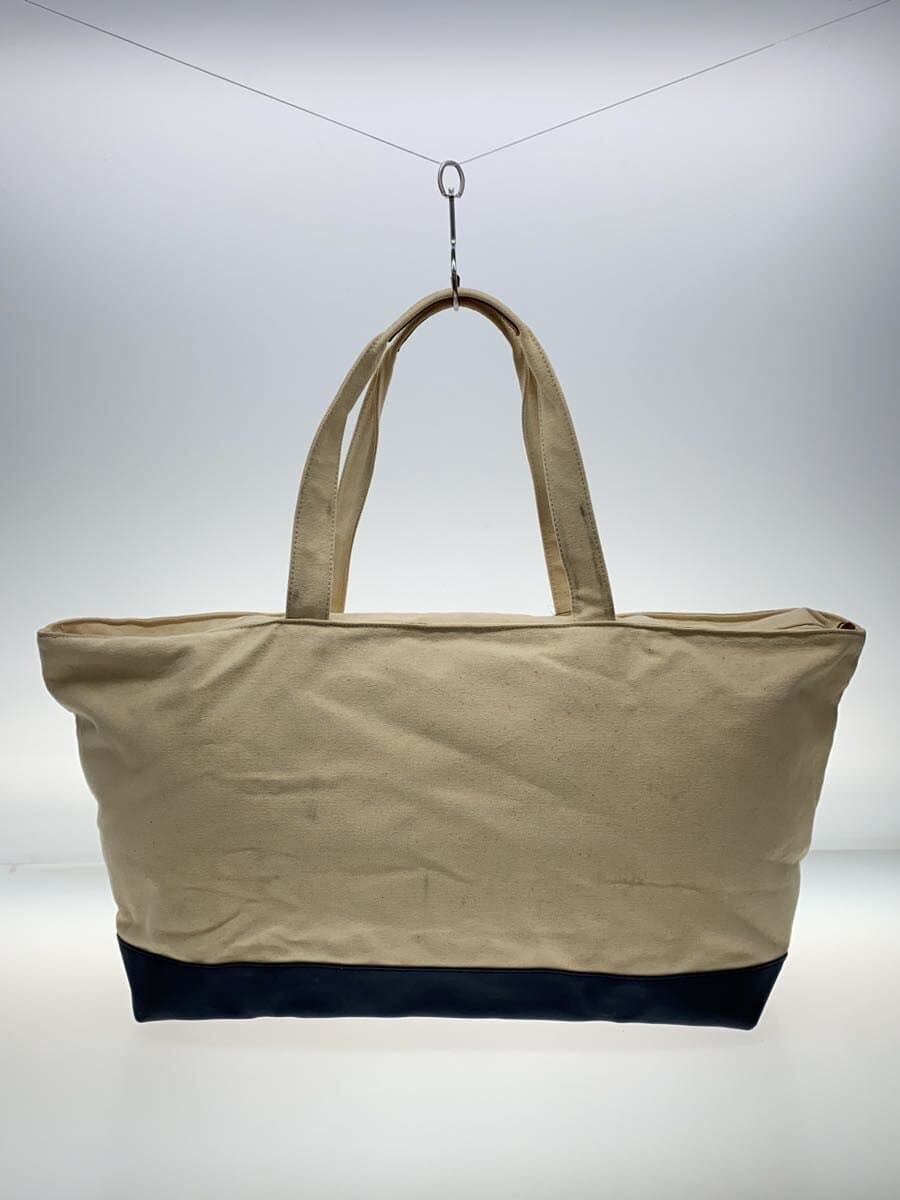 POLO SPORT Stars and Stripes 90s Big Tote Tote Bag Canvas BEG Plain 3