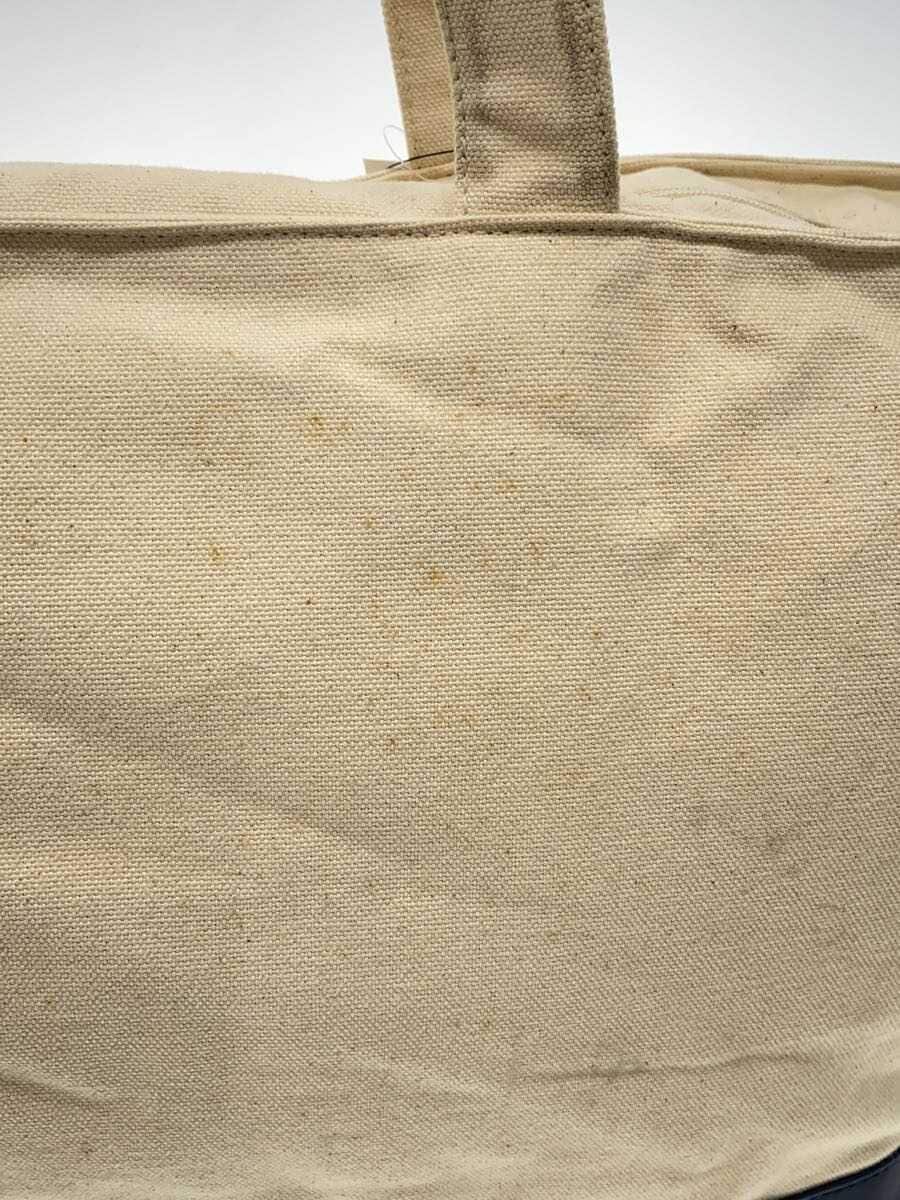 POLO SPORT Stars and Stripes 90s Big Tote Tote Bag Canvas BEG Plain 7