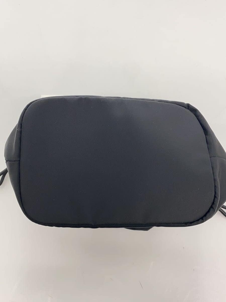 agnes b. Drawstring Bag Nylon Black WAS13-01 4