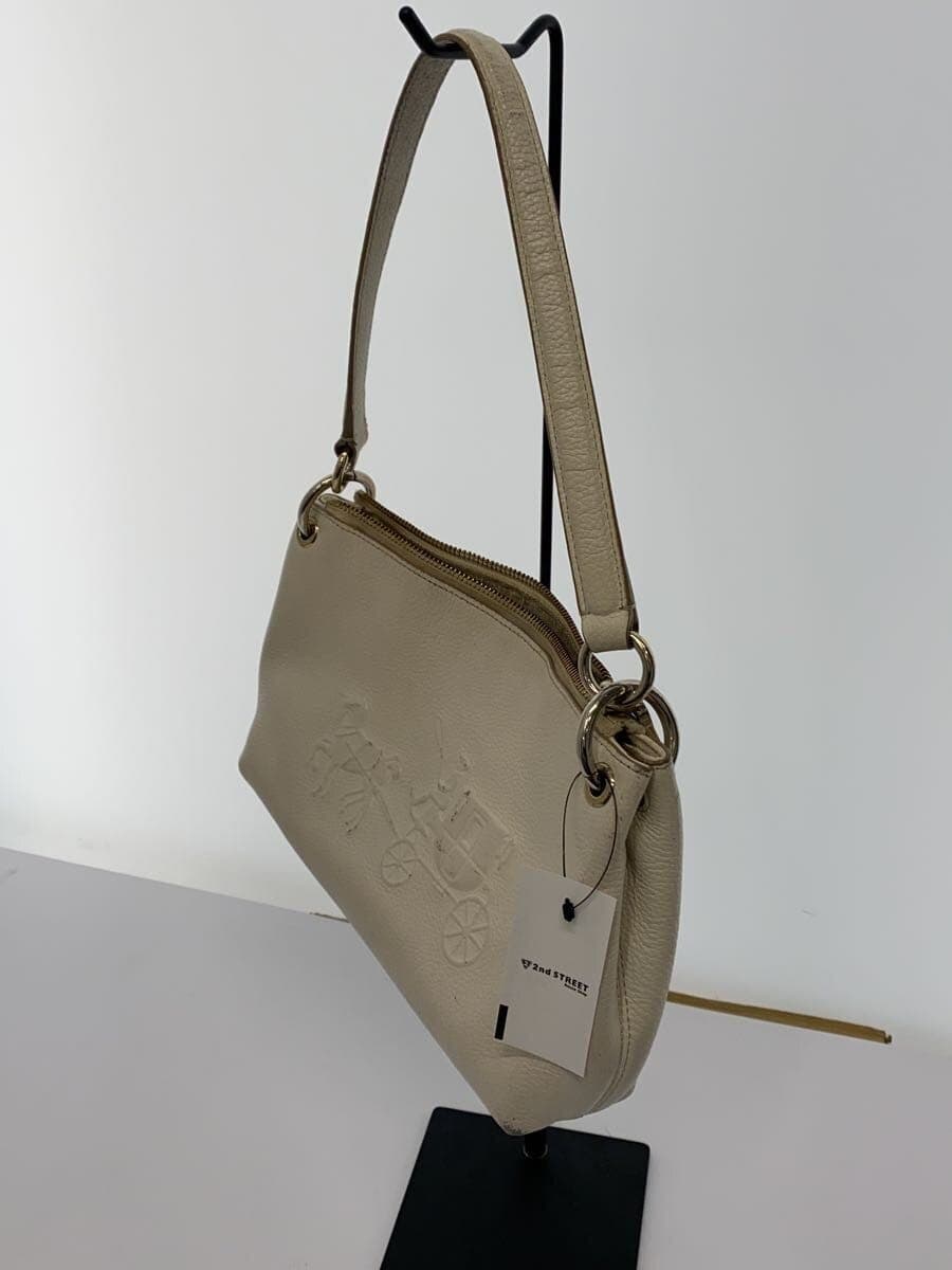 COACH Shoulder Bag_All Leather Leather WHT 33521 2