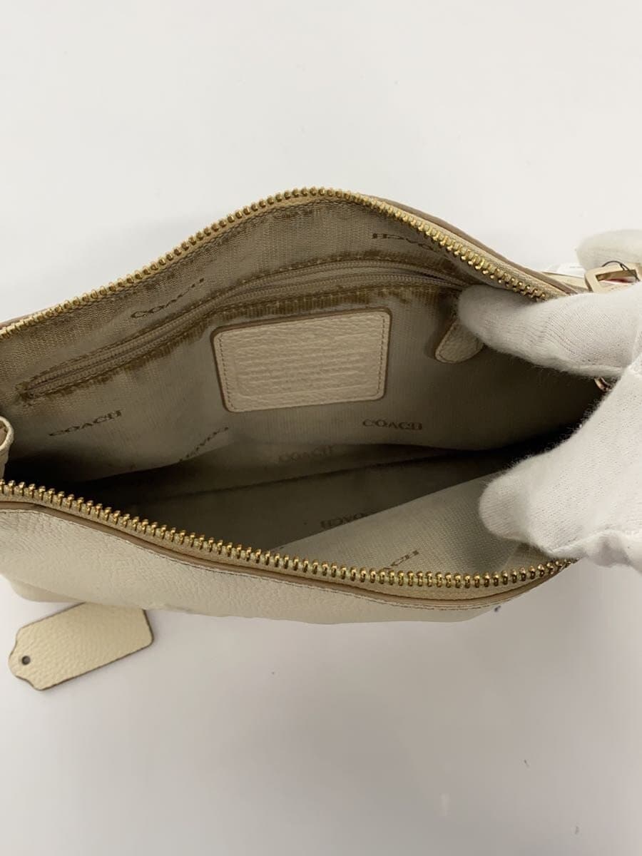 COACH Shoulder Bag_All Leather Leather WHT 33521 6