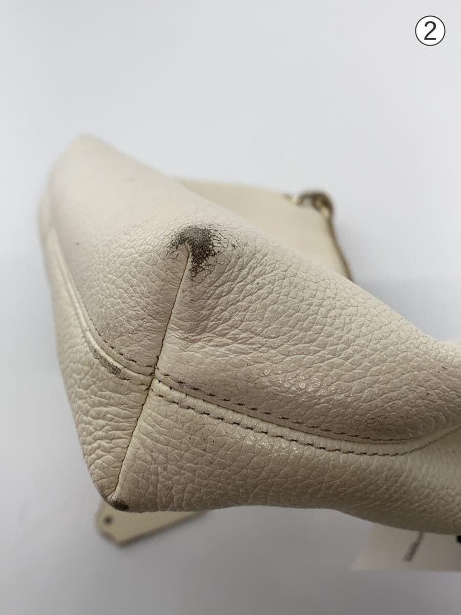 COACH Shoulder Bag_All Leather Leather WHT 33521 8