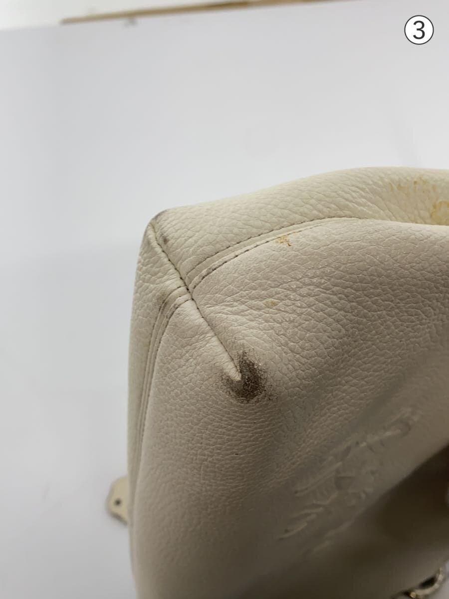 COACH Shoulder Bag_All Leather Leather WHT 33521 9