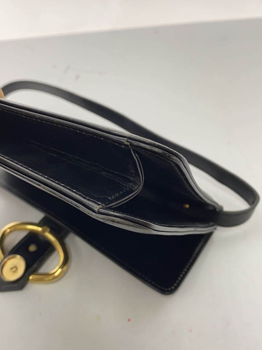 Christian Dior Handbag Leather BLK 7
