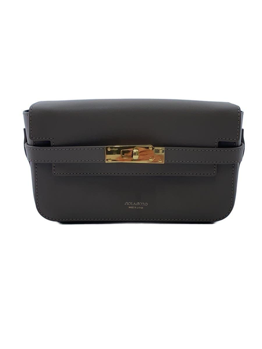 VIOL Ad’ORO Shoulder Bag Leather GRY