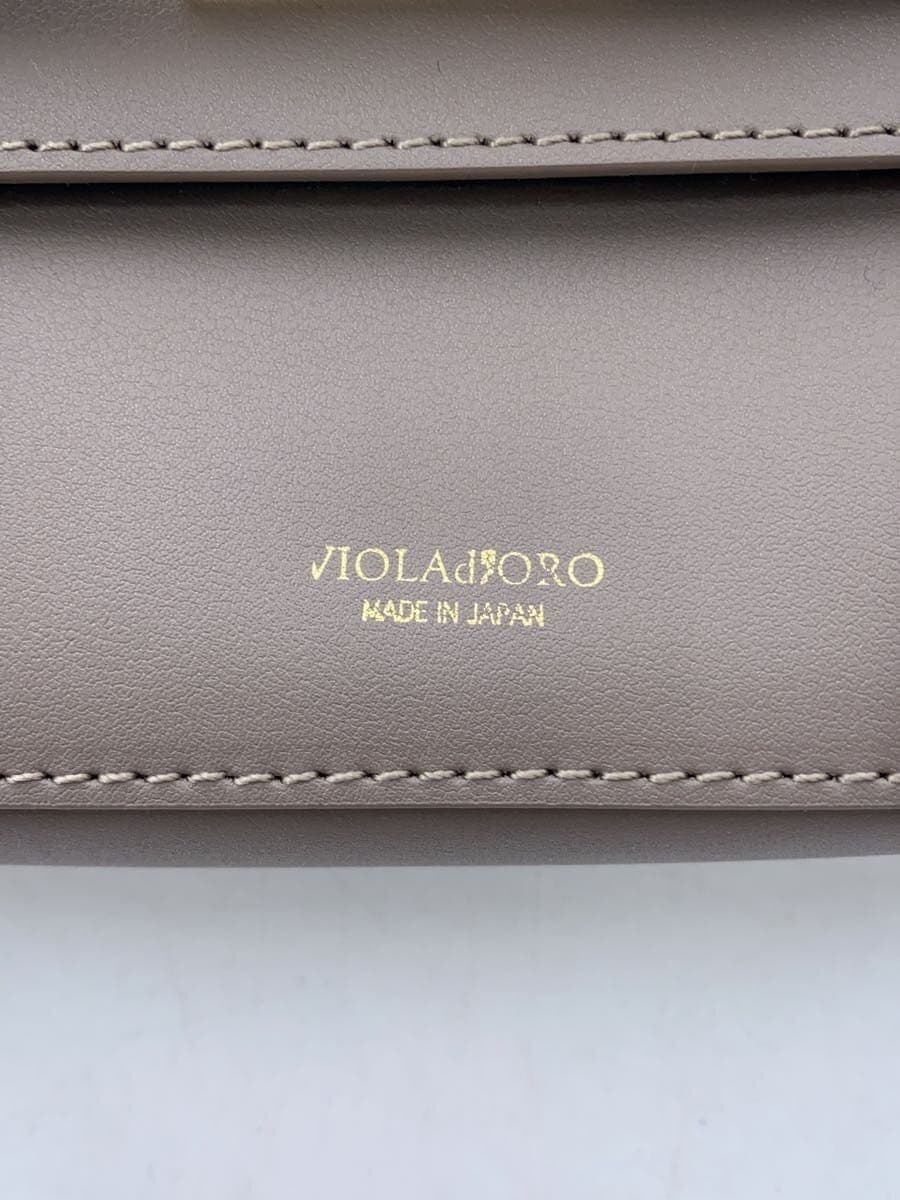 VIOL Ad’ORO Shoulder Bag Leather GRY 5