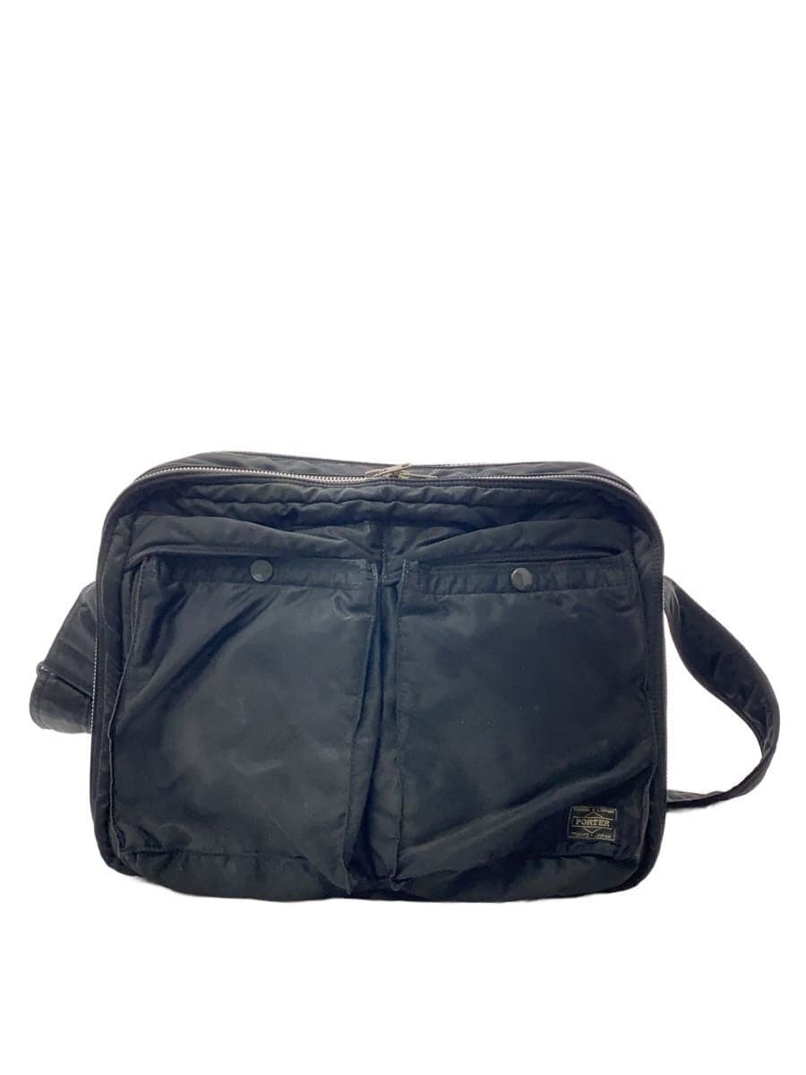 PORTERTANKER Shoulder Bag Nylon Black
