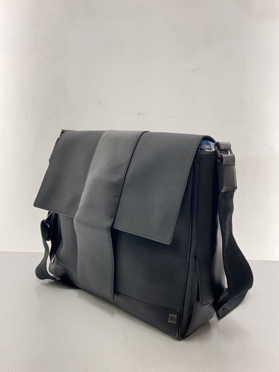 dunhill Shoulder Bag Leather BLK 2