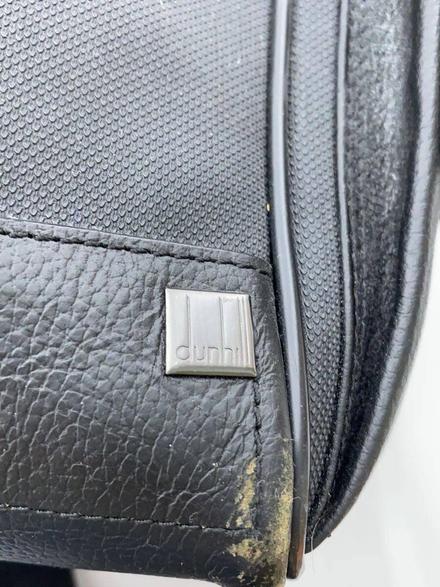 dunhill Shoulder Bag Leather BLK 5