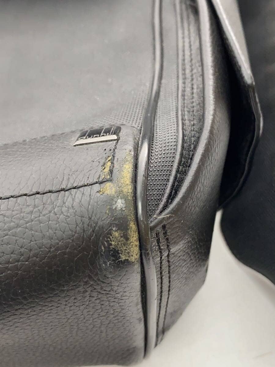 dunhill Shoulder Bag Leather BLK 7