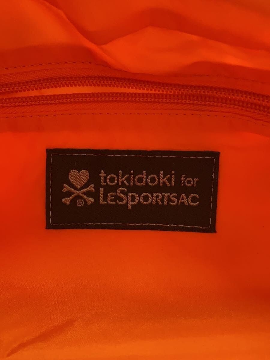 LESPORTSAC Handbag Nylon GRY All Over Pattern 5