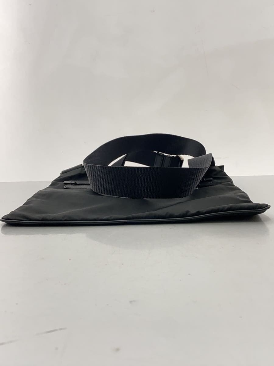 PRADA Triangle Logo Sacoche Shoulder Bag Nylon BLK 3