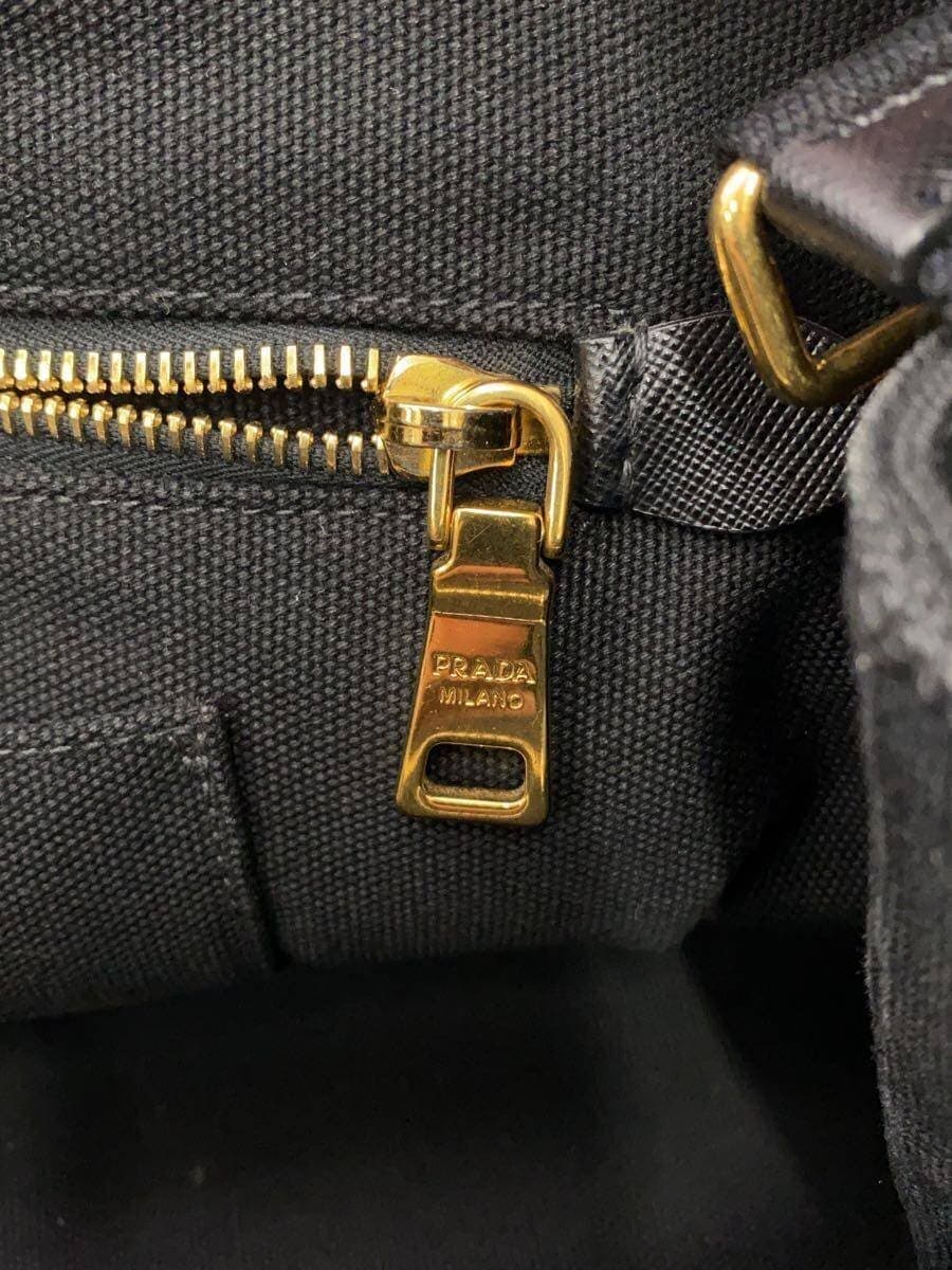 PRADACANAPA 2-Way Shoulder Bag Canvas BLK B24390 7